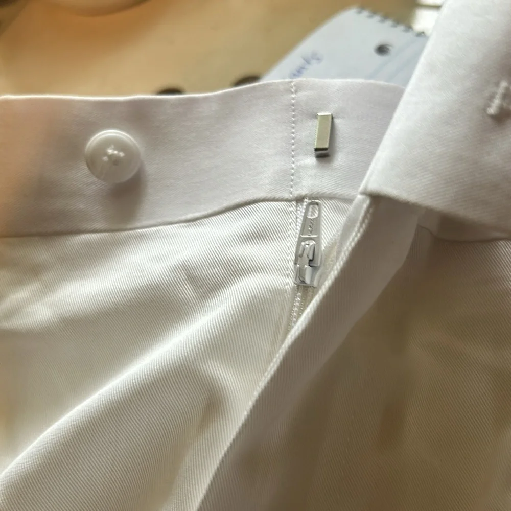 Alan Flusser Men’s White Golf Pants | Size: 34x30